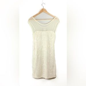 Free People Vintage Lace Top Floral Mini Dress Size Medium